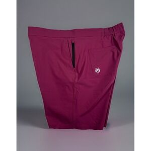 Greyson Hawkeye Superior Swim/Hybrid Shorts Men 38 Elastic Waist Zip Pockets EUC